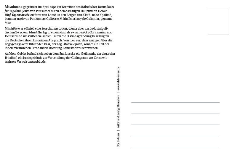 Grüße aus Kpalimé, Togo, Westafrika